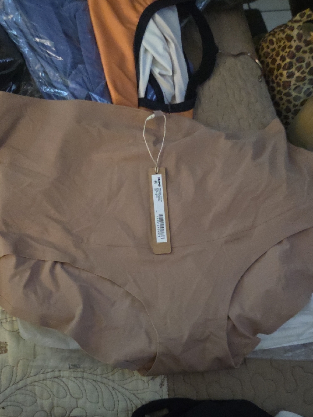 SKIMS Smoothing Intimates High Waisted Brief in Sienna
